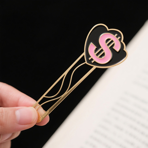 Radiant Custom 3D Metal Book Tags with Tassel for Elegant Reading <b>Gifts</b> - Product Image 2
