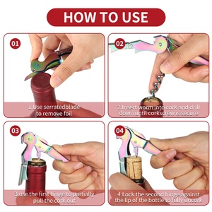 Sacacorchos de Vino Personalizado de Fabricación Directa al por Mayor de Alta Calidad a Precio Económico - Product Image 5