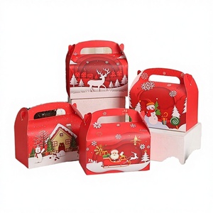 Caja de Regalo Decorativa Rígida Personalizada para Árbol de Navidad con Forro de Esponja de Materiales Reciclados y Embalaje de Cartón para Regalos Navideños - Product Image 3