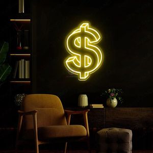 Denaro consegna rapida Dropshipping Decoracion acrilico segno di luce al Neon Logo personalizzato Led personalizzato segno al Neon consegna Drop Shipping per la festa - Product Image 1
