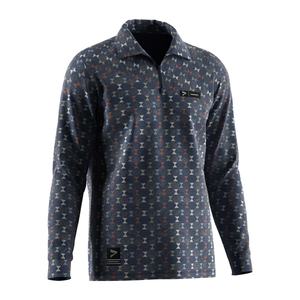 T-shirt d'été à sublimation OEM/ODM, polo de rugby pour homme à manches longues avec fermeture éclair et col montant - Product Image 3