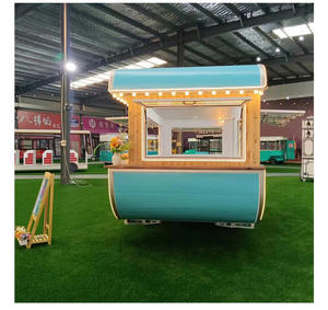 Customizable Food Trailer Van Cart With Full Kitchen Equipments For Snack Cooking And Selling At Street And Park - Product Image 3