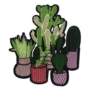 Parches Bordados Termoadhesivos de Cactus para Ropa, Parches Personalizados con Bordado de Plantas, Accesorios DIY - Product Image 3