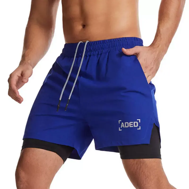 PASUXI Oem Custom Cotton Shorts Men Fitness Sports Training Running Short Pants Men's Gym Shorts