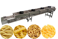 Macaroni/spaghetti à vis unique industriel de tuyau droit faisant la machine d'extrudeuse chaîne de production automatique de pâtes
