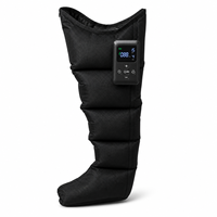 Bottes de compression pour athlètes à 5 chambres, 30-240 mmHg, masseur pneumatique, unité principale détachable, rechargeable, relaxation musculaire