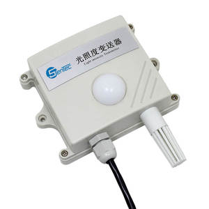 SENTEC Industrial Wall-mounted Illumination Temperature and Humidity Sensor Indoor Light Intensity Monitoring Transmitter - Product Image 1