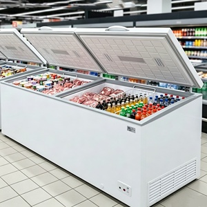 <span class=keywords><strong>Congélateur</strong></span> vertical commercial à double porte, ultra-grande capacité, idéal pour supermarchés et usage domestique, pour la conservation <span class=keywords><strong>de</strong></span> la viande et du poisson - Product Image 1
