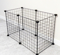 Cage pliable en fil métallique pour chien et chat, bricolage