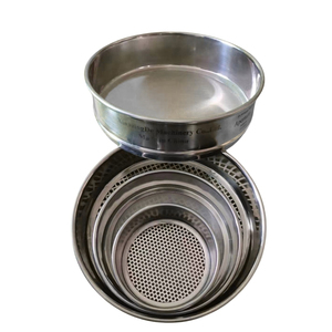 Customizable High 304 Stainless Steel Perforated Plate Test Sieve 300mm Diameter - Product Image 1