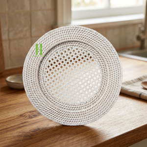 MÁS VENDIDO Plato de Carga de Ratán Natural de Alta Calidad, Mantel Individual Ecológico para Vajilla de Restaurantes de Vietnam - Product Image 1