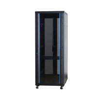Armoire de serveur réseau, fabrication en acier SPCC de qualité supérieure, armoire de serveur réseau sur pied, rack de serveur 12U-47U, stock, charge de 1000 kg