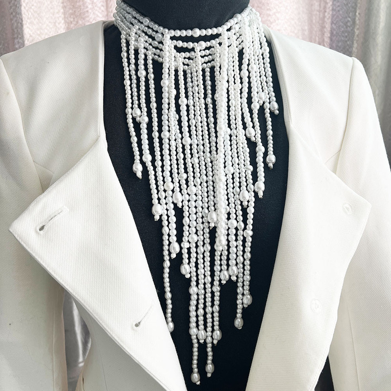 High end Charm Cross Rosary Necklace