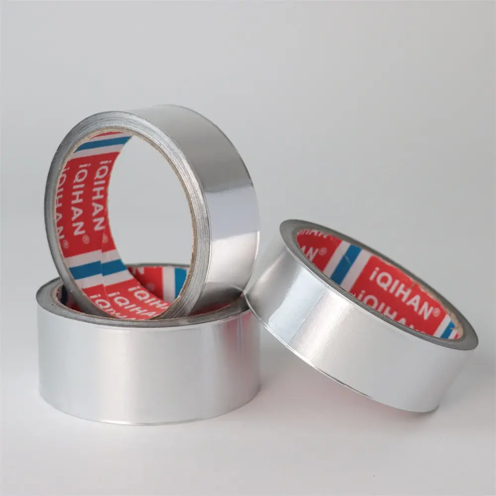 Thermal Insulation Fireproof Chemical Heat Resistant Resistance Silver Aluminum Foil Tape For Aircraft Paint Stripping Chemical