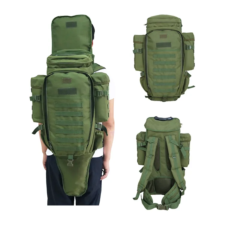 Grand sac à dos de camouflage numérique avec sac à dos tactique molle d'attaque imperméable à manches longues