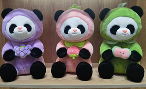 AIFEI giocattolo all'ingrosso carino <span class=keywords><strong>Elsa</strong></span> Panda <span class=keywords><strong>peluche</strong></span> bambola PP cotone pieno regalo di compleanno per bambini e cuscino per ragazza - Product Image 2