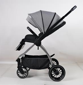 Cochecito de Lujo de Primera Calidad para el Mercado Europeo, Fabricado en China, con Marco Plateado Pulido Tipo Espejo, Grande - Product Image 5