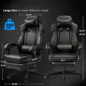 Cadeira Gamer AJUNION Nova para PC, Cadeira de Corrida E-sport, Cadeira de Escritório Moderna em Couro PU, Ajustável, com Assento Espesso - Product Image 2