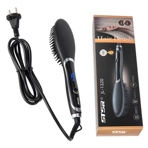 Anti-scald Genuine Quality Top 60W Electric Hair <b>Brush</b> Hair Straightener <b>Brush</b> with LED Display - Product Image 5