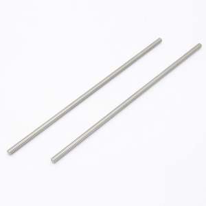 T5 5MM 304 baja tahan karat T5 * 1 T5 * 2 T5 * 4 350mm sekrup timbal dengan mur kuningan nilon - Product Image 5