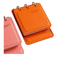 Carnets en cuir PU personnalisables en gros, couverture format A7, carnet à couverture rigide, logo personnalisé, cadeau