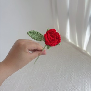 Bouquet <span class=keywords><strong>di</strong></span> <span class=keywords><strong>Rose</strong></span> a Bolle all'Uncinetto Fatto a Mano, Mini <span class=keywords><strong>Rose</strong></span> Spray Lavorate a Maglia, Fiori Artificiali Eterni, Decorazione per la Casa e la Tavola, Regalo per la Mamma/lei - Product Image 6