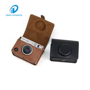 Nhà Máy Bán Buôn Độc Quyền Retro Trường Hợp Instax Mini Evo Vải Da Túi Máy Ảnh