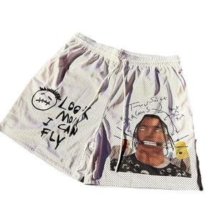 Pantalones Cortos Deportivos de Malla Transpirable de 5 Pulgadas con Diseño de Lujo Personalizado para Verano, Impresión Serigráfica, Secado Rápido - Product Image 1