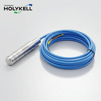 Sonde de niveau Holykell anti-corrosion en FEP pour la mesure hydrostatique submersible du niveau de carburant en réservoir d'essence