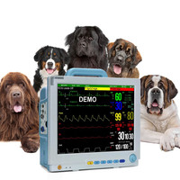 Moniteur vétérinaire VE15 pour instruments chirurgicaux avec écran TFT de 15 pouces, réutilisable pour usage canin