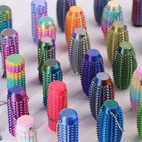Impression 3D 360 °   Jouet anti-stress rotatif à vis, mini jouet de poche Grippie, avec effet dégradé, pour soulager la douleur et la tension, pour adultes et enfants