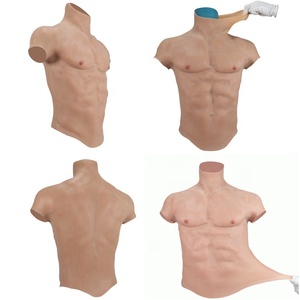 Músculos de Pecho Artificiales de Silicona Realista para Hombre para Moldear el Cuerpo y Aumentar el Pecho para <span class=keywords><strong>Cosplay</strong></span> - Product Image 2