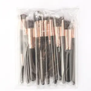 Professional Makeup Brush Eyeshadow Foundation Powder Cosmetic Tools Makeup Brush Set Tools Kit Free Sample Private Label 16 Pcs