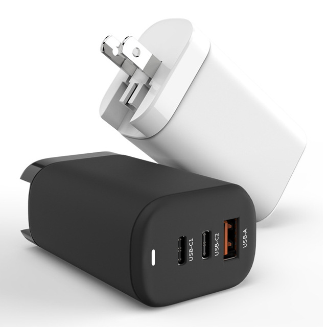 PD65W GAN65W Multi-Port Charger A+CC Gallium Nitride Cell Phone Charging Head and Pen Note Adapter