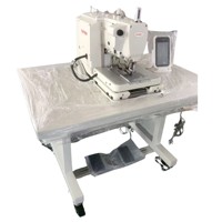Machine à coudre industrielle TOPSEW TS-9820 à entraînement direct et œillets automatiques avec capteur électronique pour usine de confection