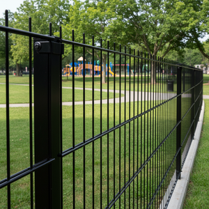 Clôture 868 avec maille <span class=keywords><strong>de</strong></span> 50x200mm et revêtement en poudre noire - Product Image 1