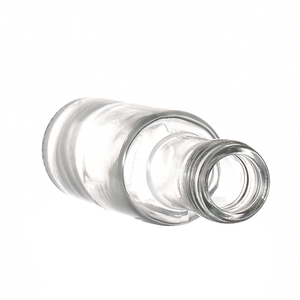 Mini Dorica Botellas transparentes 100mL Botella de aceite de oliva de vidrio redondo para aceite Salsas de Limoncello Aderezos Bebidas - Product Image 5