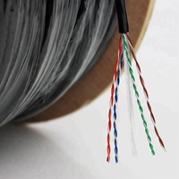 Cable LAN Surxin UTP SFTP FTP F/UTP para interiores y exteriores CAT6 de cobre puro 305M 1000FT 4 pares CAT 6 Cable de red Ethernet