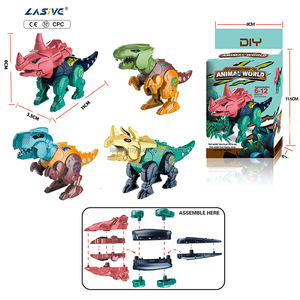 Set di Blocchi da Costruzione Educativi a Tema Dinosauro LASIVE TOYS per Età 5-13 Certificato CE Giocattolo di Costruzione Design Palm - Product Image 1