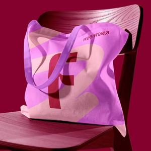 New Design Handbag Printed Canvas <b>Bag</b> 17 Inches Cotton <b>Tote</b> <b>Bag</b> Full Page Printed Color Scheme - Product Image 2