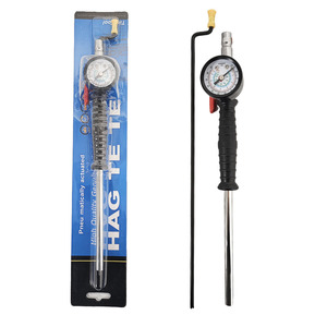 Varilla Infladora de Neumáticos de Alta Resistencia con Manómetro, Herramienta de Inflado Rápido para Mantenimiento de Neumáticos de Automóviles - Product Image 2