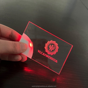 Kartu Nama Akrilik Berwarna-warni Bercahaya dengan Logo yang Dapat Disesuaikan, Tampilan Mewah, Hadiah Promosi Kecil - Product Image 4