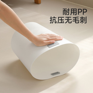 FaSoLa Trash Can Large Capacity White Open Top Kitchen Office Use - Product Image 5