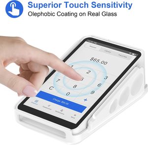 Support de téléphone à design ergonomique unique pour lecteur de cartes POS avec protection d'écran anti-rayures 9H 2.5D, logo personnalisé OEM ODM - Product Image 2