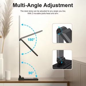 Lámpara de Escritorio de Aleación de Aluminio con Cargador Inalámbrico de 15W, PD QC3.0, 18W, 2 Puertos USB Tipo-C, Control Táctil, Luz de Lectura LED Ajustable, DC - Product Image 4