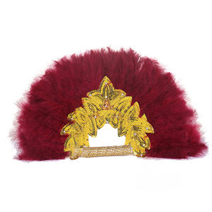 Abanico <span class=keywords><strong>de</strong></span> plumas Elegante novia <span class=keywords><strong>Abanicos</strong></span> <span class=keywords><strong>de</strong></span> mano con <span class=keywords><strong>encaje</strong></span> Rosa No plegable Accesorios <span class=keywords><strong>para</strong></span> sesión <span class=keywords><strong>de</strong></span> fotos <span class=keywords><strong>para</strong></span> boda - Product Image 6