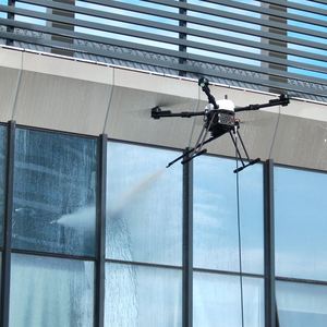 JIUSI D15R Powerful Remote Control Window & Facade Cleaning Drone with Camera for High Pressure Building Use - Product Image 3