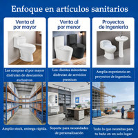 Offre Spéciale Vente en Gros Toilettes Céramiques Économiques pour Salle de Bain, WC Monobloc à Double Chasse d'Eau