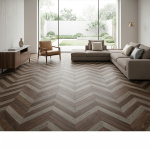 Meilleur Choix <span class=keywords><strong>Parquet</strong></span> Chevron en Chêne Blanc à Clipser – Durable, Sans Limite d'Épaisseur, Texture Moderne pour Intérieur - Product Image 2