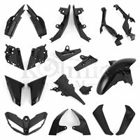 KOLMIO-LAM Kit de Carenados para Motocicleta Yamaha MT-09 FZ-09 MT09 2017 - 2020, Carrocería de Plástico ABS Moldeado por Inyección sin Pintar